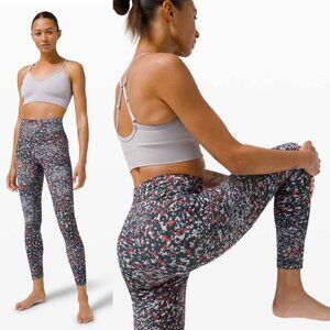 Lululemon Align Pant 25" Nulu In Water Blossom Multi Size 6